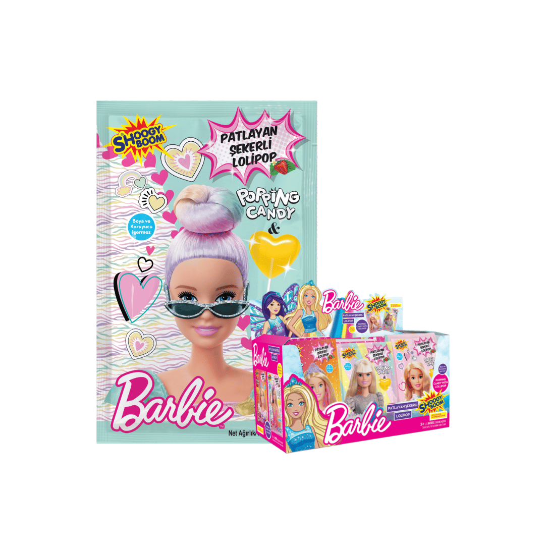 BARBİE PATLAYAN ŞEKERLİ LOLİPOP